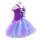 thumbnail image 4 of Vestido de princesa para niñas con disfraz de sirena Flash, vestido de actuación navideña, minifalda de sirena, 4 of 5