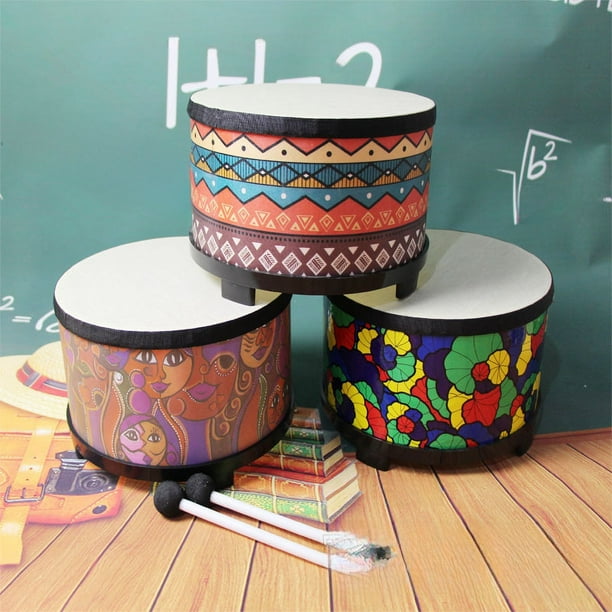 Instrumento de percusión para niños, tambor, baterista, aplausos, tambor de dibujos animados