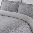 thumbnail image 2 of Sheetsnthings 2pc 100% Cotton Duvet Cover Set (Twin/Twin XL) Arboreal Leafy Foliage Pattern Comforter Cover with Pillow Sham, 2 of 2