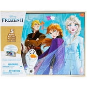 Disney Frozen 2 Wood Puzzles Box Set 5-Pack
