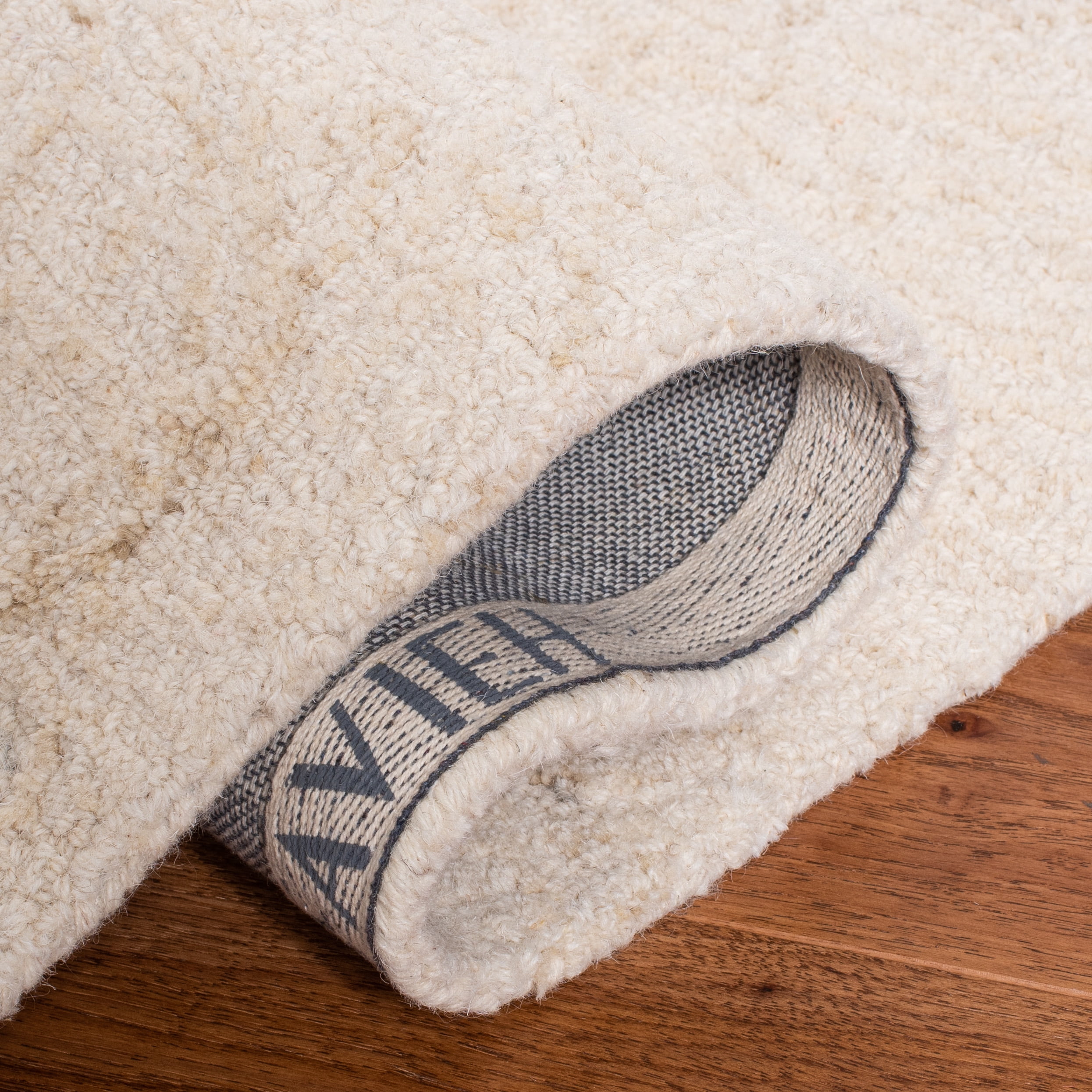 SAFAVIEH Abstract Rachelle Trellis Wool Area Rug, Ivory/Beige, 11' x 15'