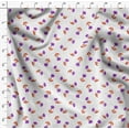 thumbnail image 4 of Soimoi Floral Print, Silk Fabric, Decor Sewing Fabric by The Yard 42 Inch Wide,Decorative Fabric for Shirts Suits Ties, Magenta & White, 4 of 6