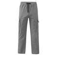 thumbnail image 4 of Wxolcjlv Boys Long Cargo Pants with Pockets Kids Comfortable Casual Pants, Sizes 5-16Y, 4 of 5