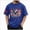 Blue, variant on Men's United States of America 1776-2026 Tops 250 Anniversary USA Shirt Eagle Patriotic Flag Tee (XXL, Black)