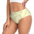 thumbnail image 2 of Fotbe Green Pears Calzones Estampados para Mujer – Ropa Interior de Algodón, Cómoda, Suave y Elástica-Large, 2 of 6