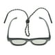 thumbnail image 3 of 5 correas antideslizantes para gafas de sol, cordón para deportes al aire libre. Blanco negro, 3 of 6