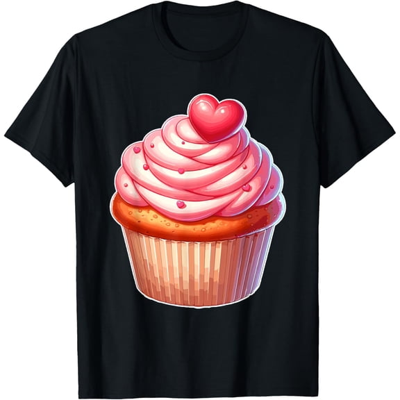 Cupcake Fun Food Costume Frosting Sprinkles Valentine Day T-Shirt