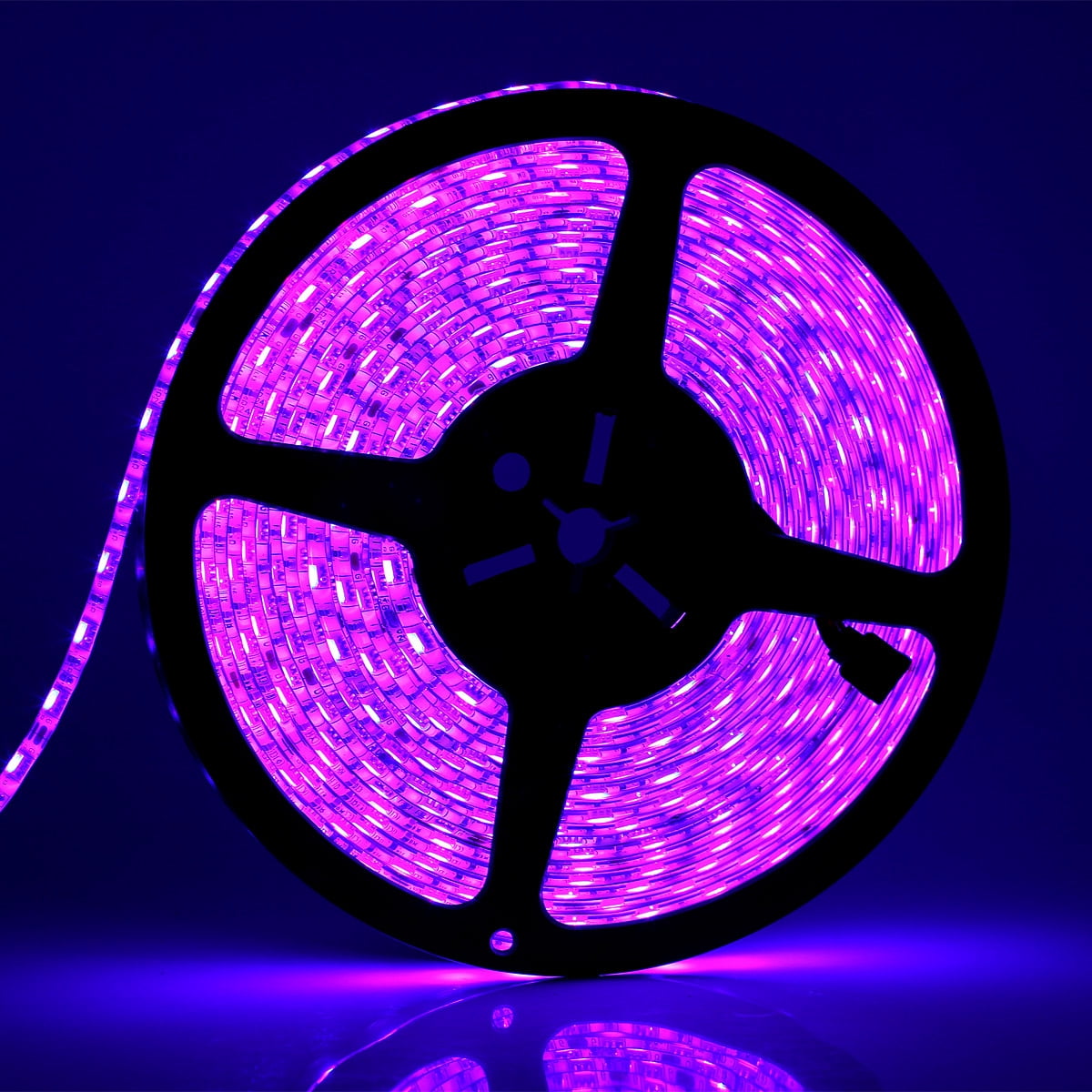 SUPERNIGHT Flexible 32.8ft 10M 600LEDs SMD 5050 LED Strip Light IP65 Waterproof - Color: RGB