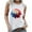 White#41, variant on AOOCHASLIY Women's Summer Casual Print Round Neck Loose Sleeveless Tank Fashion Top