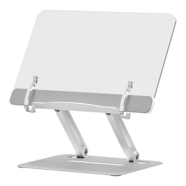 Support de livre support de lecture en métal réglable sur 6 niveaux - blanc - pour Support de livre support de lecture en métal réglable sur 6 niveaux - blanc - pour