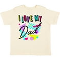 thumbnail image 3 of Inktastic I Love My Dad 80s Retro Style Boys or Girls Toddler T-Shirt, 3 of 5