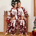 thumbnail image 4 of Christmas European And American Christmas Deer Head Print Parent-child Home Service Suit, 4 of 6