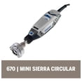 thumbnail image 4 of Minisierra Accesorio Mototool 670 Dremel Madera Aluminio 26150670AC, 4 of 6