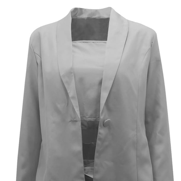 Women Sets Solid Three-piece Women's Suit With Vest + Suit Jacket + Shorts  