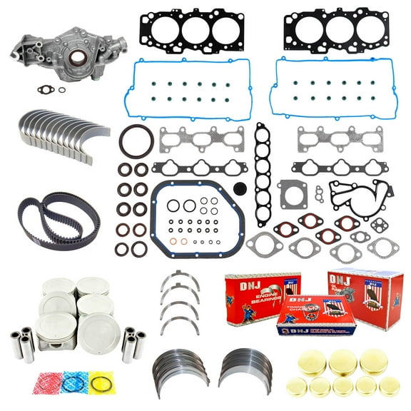 DNJ EK173M Master Engine Rebuild Kit Fits Cars & Trucks 2003-2006 Hyundai Kia Optima Santa Fe Sonata Tiburon Tucson 2.7L DOHC V6 24V 2656cc VIN 8