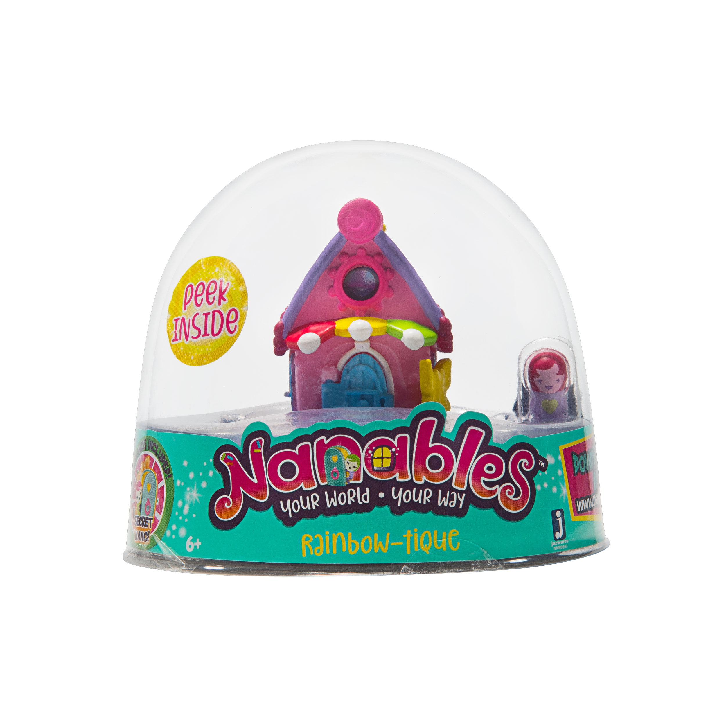 Details about   Nanables Your World Your Way Sparkle Day Spa New Rainbow Unicorn Mini House 2019 