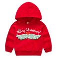 thumbnail image 1 of Sudadera Para Niños Pequeños Jersey Con Estampado Infantil Niños Suéter Chaqueta De Papá Noel Sudadera Navideña De Manga Larga Rojo Odeerbi LM103-1173, 1 of 8