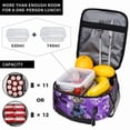 thumbnail image 4 of Zootopia Insulated Lunch Bag Cartoon Backpack, Reusable Thermal Cooler Tote for School Picnic Travel, Water Resistant Zipper Lunch Box Carry Bag Large Capacity Reusable Cooler Bag 11488-A25, 4 of 6