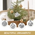 thumbnail image 3 of BEADCEST 36Ud Adornos Navideños Bolas Plateadas En PVC Para Duradera Y, 3 of 7
