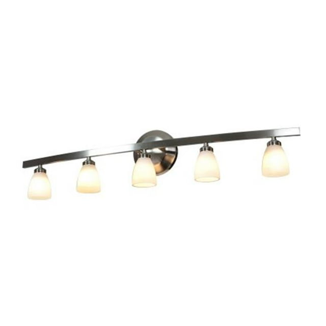 63815-46-MC-OPL Vanité Chromée Mat avec Éclairage d'Accès en Verre Opale