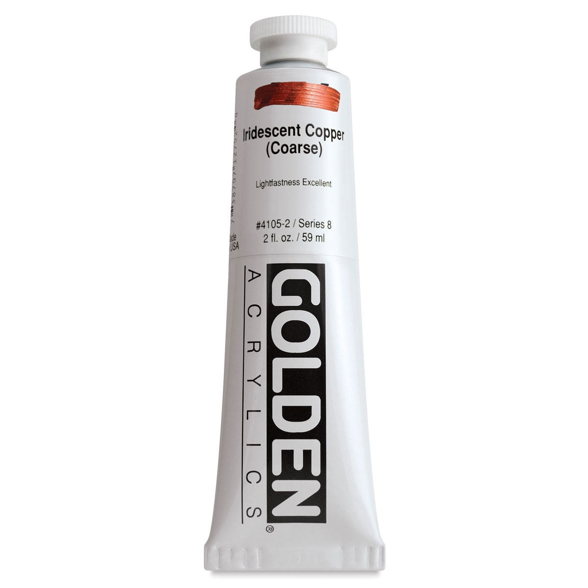 Golden Heavy Body Acrylic Paint, 2 Ounce, Iridescent Copper Coarse