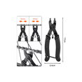 thumbnail image 3 of Kit Pinzas Cortador Extractor De Pernos De Cadena Bicicleta NEGRO, 3 of 5