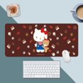thumbnail image 2 of Pink Kitty Gaming Mouse Pad Kitty Mouse Mat with Stitched Non-Slip Rubber Base Table Decorations Mat for Fans (KT Cat10, 35.43 * 15.75in), 2 of 6