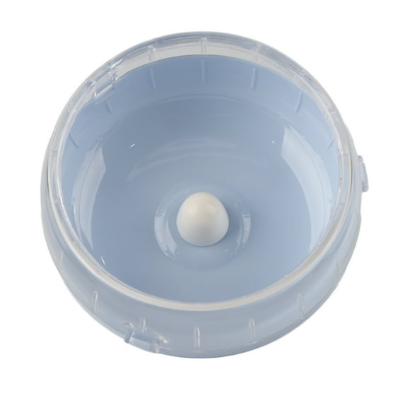 Rueda de juguete para hámster pequeño, redonda, súper silenciosa, para hacer ejercicio, color azul, 21 cm