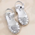 thumbnail image 6 of Bmnmsl Girls Sandals Casual Light Cool Love Sequin Monochrome Flat Shoes, 6 of 6