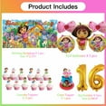 thumbnail image 2 of Dora The Explorer Party Supplies Decor 16th Kit Balloons Birthday Cake Topper Banner Backdrop Decorations, 2 of 6