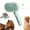 Green, variant on Steam Brush 3-in-1 Self-Cleaning Pet Brush for Pets, Green