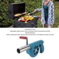 thumbnail image 4 of Ventilador De Barbacoa De Manivela De Mano, Soplador De Aire De Barbacoa Portátil Con Control De Velocidad Manual, Aumenta La Potencia De Fuego Para Acampar Al Aire Libre Y, 4 of 7