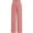 Dusty Pink, variant on Women's Dressy Casual Dress Pants Straight Leg High Elastic Waisted Stretch Trouser Slacks