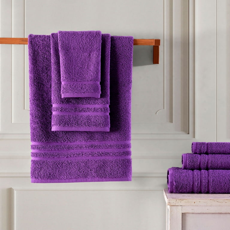 Purple kitchen towels walmart sale