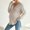 🔥 Khaki, variant on Women's Long Sleeve Tops V Neck Breathable Knitted Button Womens Blouses Casual Solid Color Oversized Loose Fall Outfits for Women 2025 Trendy Winter for Weekend Breakfasts M