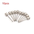 thumbnail image 2 of Air Pump Inflating Inflator Needle Nozzle 10pcs Silver Tone for Bike Bicycle, 2 of 4