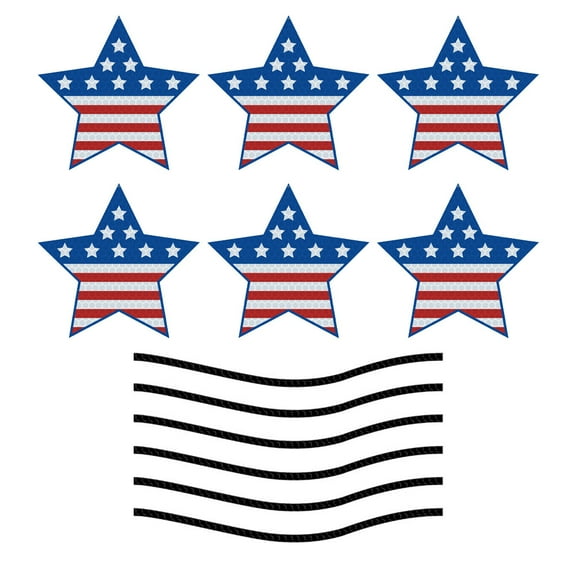 Us Car Flag with Magnet Tap National Stickers Festive Fridge