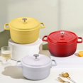 thumbnail image 2 of Hyasfey Heavy-duty Stockpot Non-Stick Saucepan with Lid Cast Aluminum Pot Versatile Cookware for Cooking Baking Frying Simmering, 2 of 8