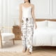 thumbnail image 4 of Balery Coffee Pantalones de pijama para mujer, pijamas ultraligeros, pantalones de estar por casa-Small, 4 of 6