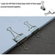 thumbnail image 5 of Clips para papel extragrandes de 3,17 cm (paquete de 20), pinzas grandes para papel para oficina y hogar, color plata., 5 of 5