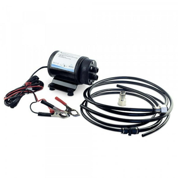 Albin Oil Changing Pump 04-03-009 12 Volt DC Motor With Integral Power Switch; 6 Amp; PTFE Pump Body Material; 6 Foot Battery Lead With Alligator Clips; Self Priming