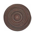 thumbnail image 1 of Colonial Mills CV89R084X084 7 ft. Cedar Cove Braided Round Rug, Dark Brown, 1 of 1