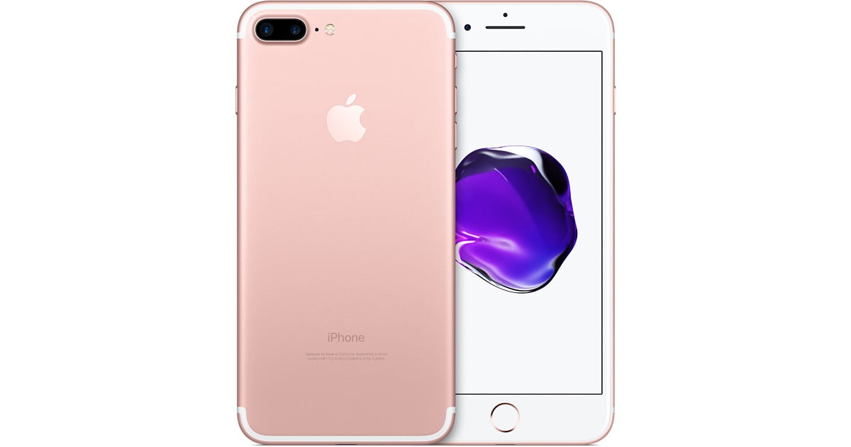 Apple Iphone 7 Plus 32gb Gsm Unlocked Rose Gold Used With Liquid Nano Screen Protector Walmart Com