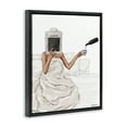 thumbnail image 3 of Stupell Industries Pouring Drink in Bed People Painting Black Floater Framed Canvas Art Print Wall Art, 17 x 21, 3 of 9