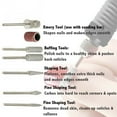 thumbnail image 3 of Portable Electric Nail Drill Machine Polishing Nail File Drill Kit Set with Sanding Bands, 3 of 7