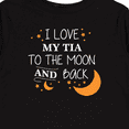 thumbnail image 4 of Inktastic I Love My Tia to the Moon and Back Boys or Girls Long Sleeve Toddler T-Shirt, 4 of 5