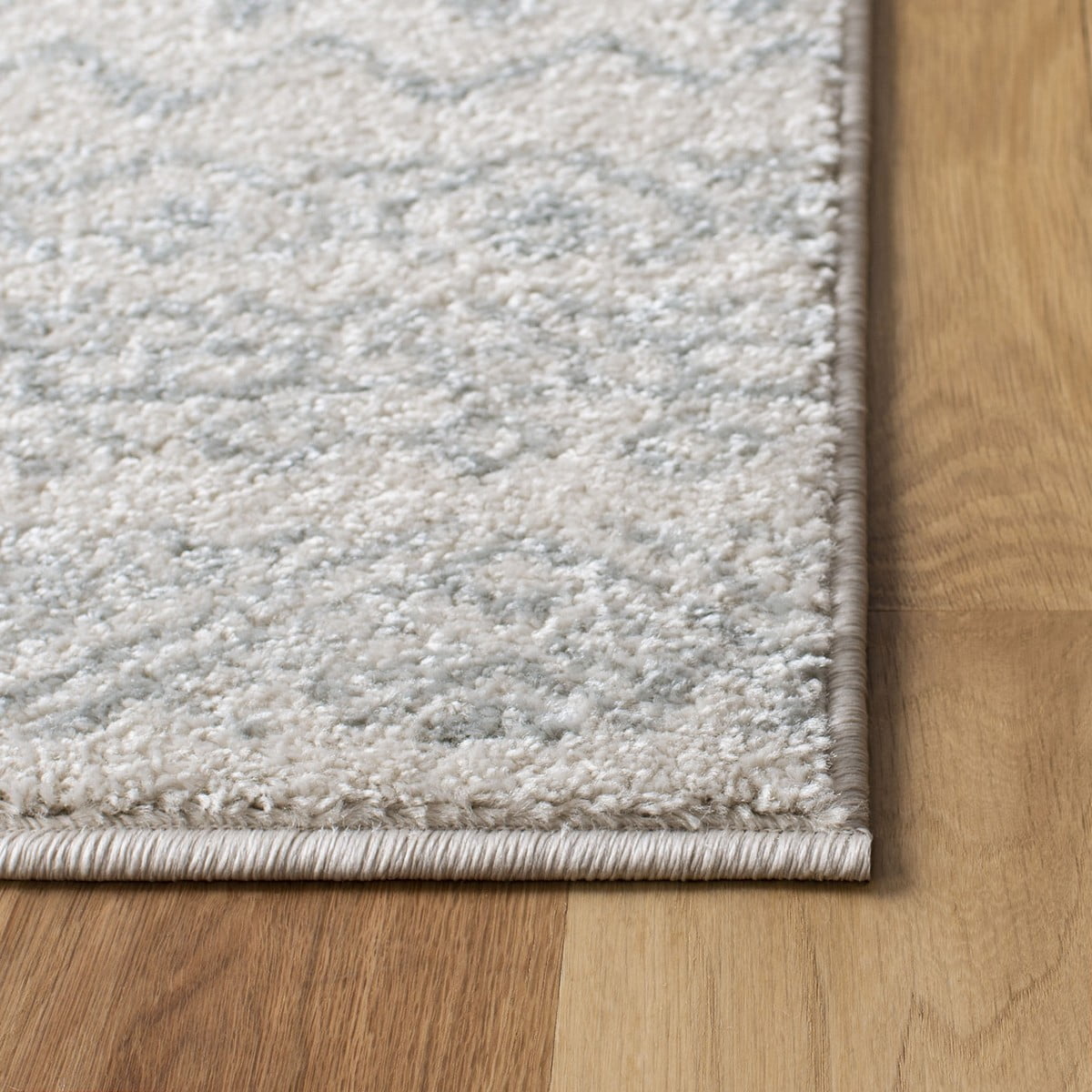 SAFAVIEH Tulum Merletta Moroccan Geometric Area Rug, 11' x 11' Square, Ivory/Light Grey