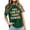 Green, variant on Womens Fashion Tees Tops School Season Teacher's Day Versatile Letter Printed Fall Winter Clothes