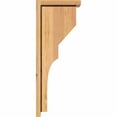 thumbnail image 3 of 5 1/2"W x 10"D x 26"H Monterey Smooth Corbel w/Backplate, Western Red Cedar, 3 of 9