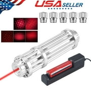 Paddsun Hunting High Power Red Laser Pointer Pen 532nm 2000 Meters+5*Laser Head